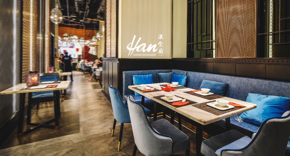 Han Cuisine Restaurant Dining Room